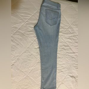 NY&C Low rise skinny ankle light blue jeans
